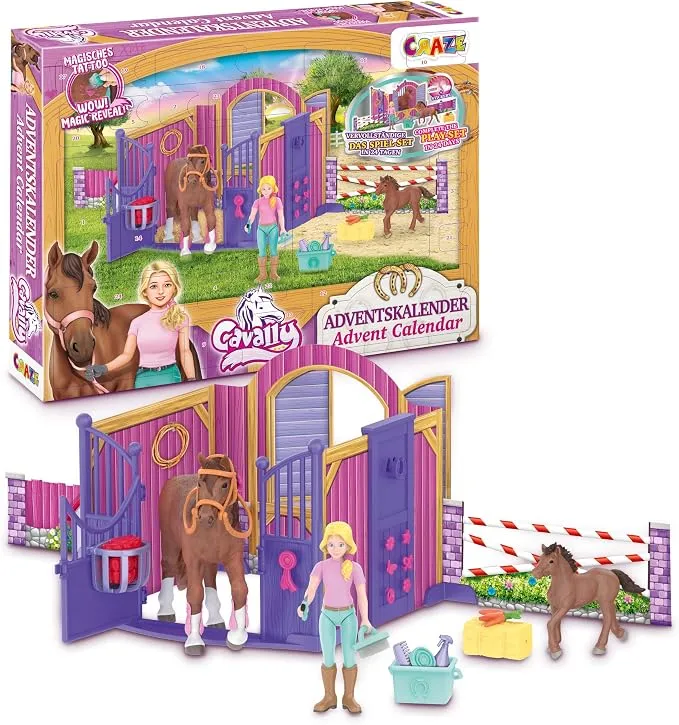 Calendario Adviento Caballos con 24 Sorpresas - ¡Gran Descuento!