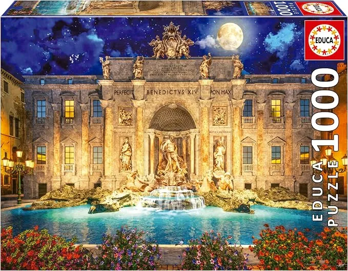 Educa - Fontana di Trevi, Roma Puzzle 1000 Piezas para Adultos